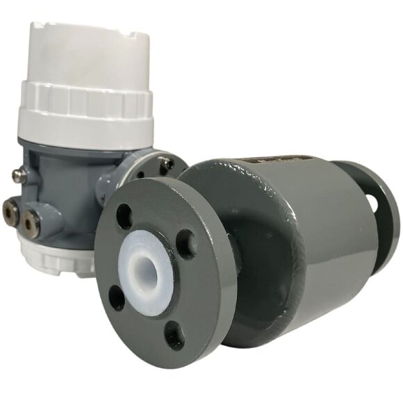 DN15 Carbon steel electromagnetic flow meter KLD PN16 (98% sulphuric acid), 0.19-3.18 m3/h, 4-20mA+RS485 DN15 Carbon steel electromagnetic flow meter KLD PN16 (98% sulphuric acid), 0.19-3.18 m3/h, 4-20mA+RS485