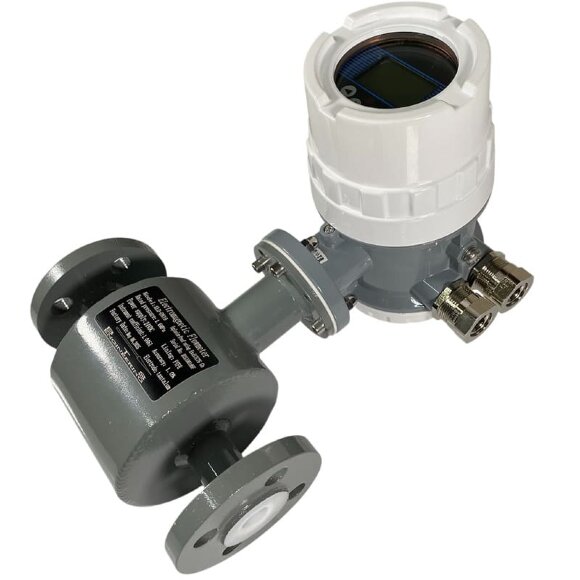 DN15 Carbon steel electromagnetic flow meter KLD PN16 (98% sulphuric acid), 0.19-3.18 m3/h, 4-20mA+RS485 DN15 Carbon steel electromagnetic flow meter KLD PN16 (98% sulphuric acid), 0.19-3.18 m3/h, 4-20mA+RS485