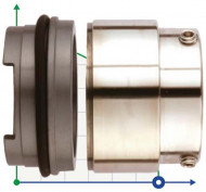 Уплотнение Grundfos Sarlin R-706SP 25, SIC/SIC, VITON, 304 Уплотнение Grundfos Sarlin R-706SP 25, SIC/SIC, VITON, 304