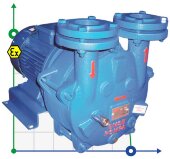 Vacuum bioethanol pump ESV 220/90, 195 m3/h, 5.5 kW, 1450 rpm, Ex Vacuum bioethanol pump ESV 220/90, 195 m3/h, 5.5 kW, 1450 rpm, Ex