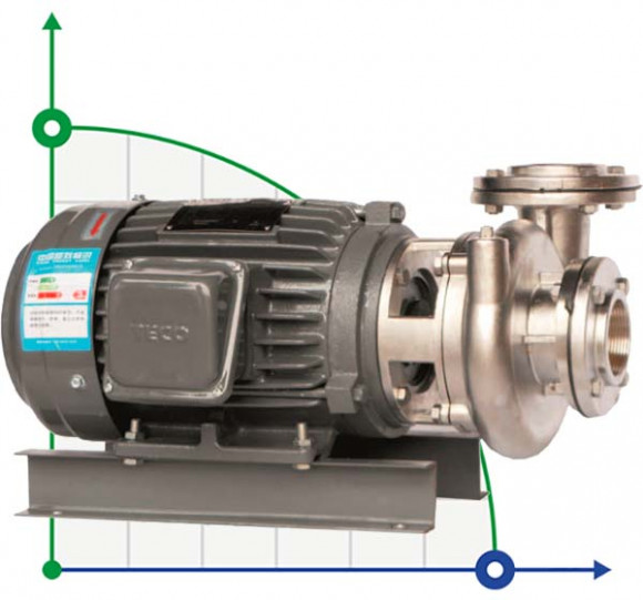 Centrifugal pump QHS-125-15, AISI 316