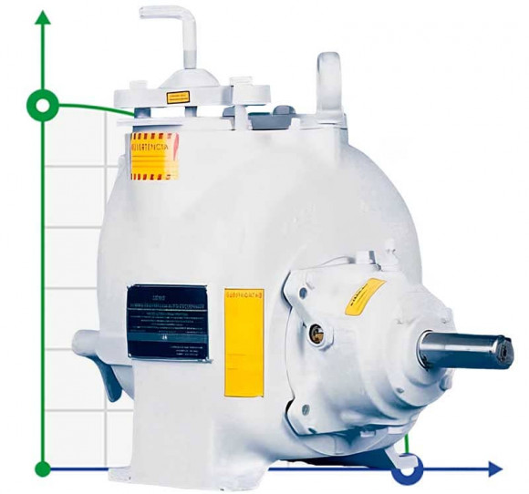 Samozasysająca pompa do szlamu P-2, 36/47, 7,5 kW, bez silnika