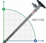 1200 мм, AISI 316L насосная часть (труба) к бочковому насосу 1200 мм, AISI 316L насосная часть (труба) к бочковому насосу