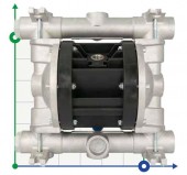 Bomba neumática de membrana BOXER 90 ALU IB90-ALHTAAT-- Bomba neumática de membrana BOXER 90 ALU IB90-ALHTAAT--