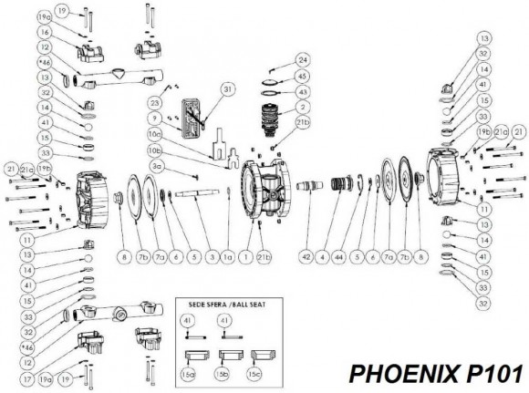 Верхний / нижний коллектор, PP+VTR, PHOENIX P101