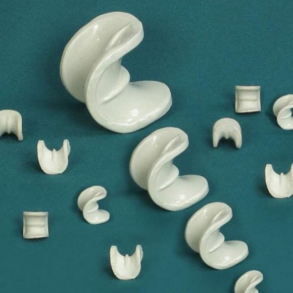 Ceramic saddle-shaped nozzle A1, 75 mm
