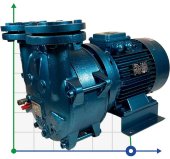 Bomba de vacío de anillo de agua ESV 210/80, 145 m3/h, 4,0 kW, 1450 rpm Bomba de vacío de anillo de agua ESV 210/80, 145 m3/h, 4,0 kW, 1450 rpm