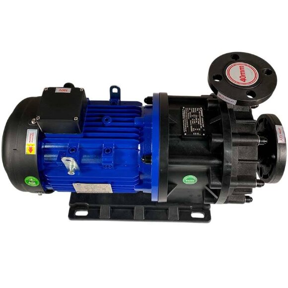 Chemiepumpe mit Magnetkupplung QHX-E-545-SSV5V38AFGABS, CFRETFE, 500L/min, 35m, 380V Chemiepumpe mit Magnetkupplung QHX-E-545-SSV5V38AFGABS, CFRETFE, 500L/min, 35m, 380V
