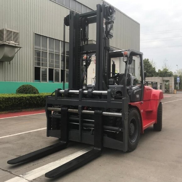 Дизельний навантажувач FD100-35, 10 тонн, висота підйому вил 3,5м, двигун Xichai CA4DF3