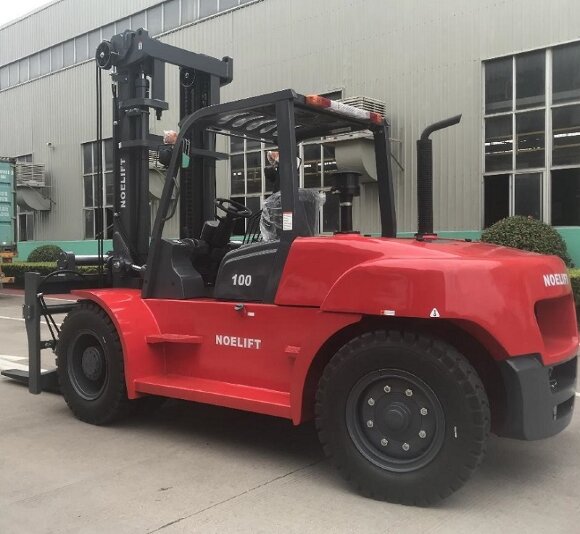 Дизельный погрузчик FD100-35, 10 тонн, высота подъема вил 3,5м, двигатель Xichai CA4DF3