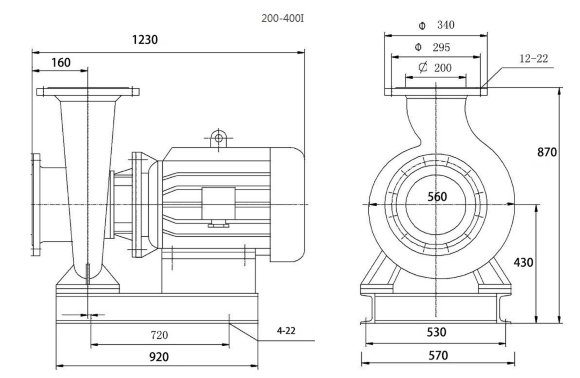 BGWB 200-400(I) (400/50), 75kW, 1480 Ex насос центробежный горизонтальный BGWB 200-400(I) (400/50), 75kW, 1480 Ex насос центробежный горизонтальный