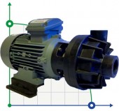 Насос пластиковий хімічний DiaPump PA-6500 (1,1 кВт) Насос пластиковий хімічний DiaPump PA-6500 (1,1 кВт)