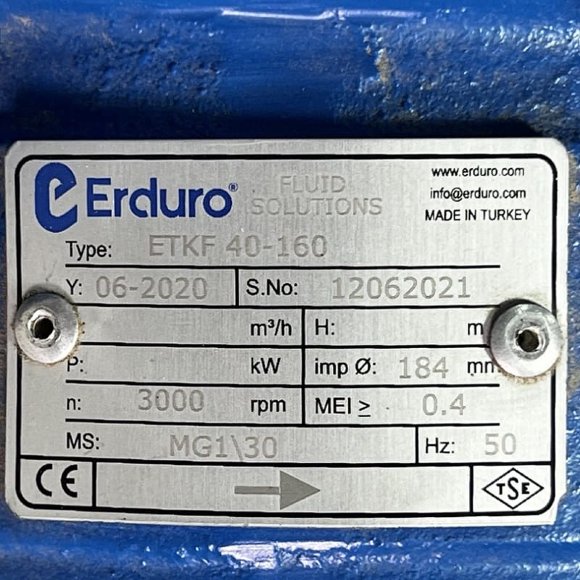 BTKF 40-160 - насос одноступенчатый консольный, без двигателя (3000) BTKF 40-160 - насос одноступенчатый консольный, без двигателя (3000)