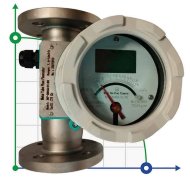 DN40 Stainless steel flow meter rotameter LZ PN40 (alcohol mixture), 1600...16000 l/h, 4-20mA, Ex DN40 Stainless steel flow meter rotameter LZ PN40 (alcohol mixture), 1600...16000 l/h, 4-20mA, Ex