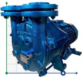 Bomba de vacío de anillo de agua ESV 220/90, 195 m3/h, 5,5 kW, 1450 rpm Bomba de vacío de anillo de agua ESV 220/90, 195 m3/h, 5,5 kW, 1450 rpm