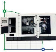 Промышленный дизельный генератор XHYP-800GF с ATS, двигатель Perkins 1000kVA, 800kW, 380V/50HZ закрытого типа Промышленный дизельный генератор XHYP-800GF с ATS, двигатель Perkins 1000kVA, 800kW, 380V/50HZ закрытого типа