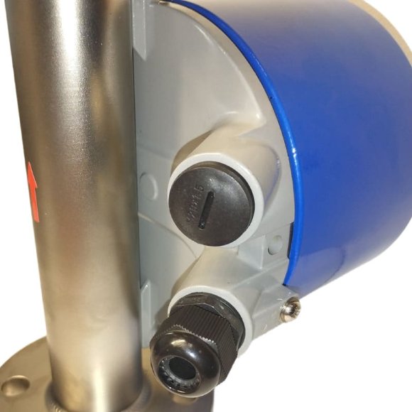 DN25 Stainless steel flow meter rotameter KLZZ PN40 (alcohol 96%), 180...1700 l/h, 4-20mA, Ex