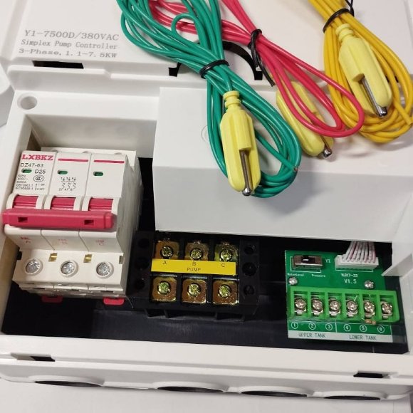 Пульт защиты управления насоса Y1-7500D, ABS пластик, 3-фазный 380В-415В, 1,1-7,5кВт Пульт защиты управления насоса Y1-7500D, ABS пластик, 3-фазный 380В-415В, 1,1-7,5кВт