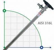 700 мм, AISI 316L, HP насосная часть (труба) к бочковому насосу 700 мм, AISI 316L, HP насосная часть (труба) к бочковому насосу