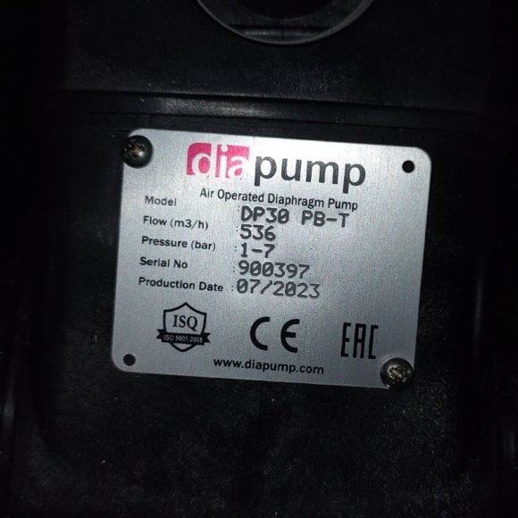 Przeciwwybuchowa pompa membranowa DP 30 PB/T Przeciwwybuchowa pompa membranowa DP 30 PB/T