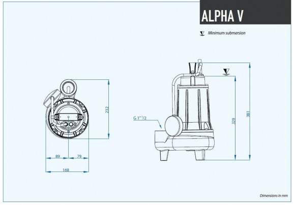 Погружной насос ALPHA V3 M/G Dreno Pompe Погружной насос ALPHA V3 M/G Dreno Pompe