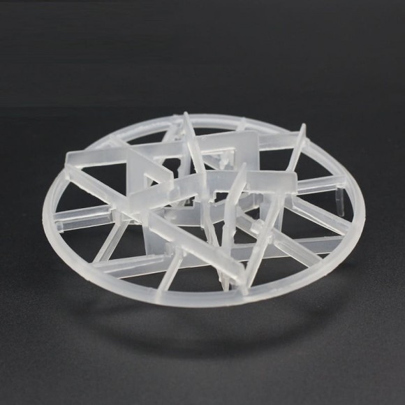 Snowflake plastic ring, PP, 93х34х1,5 mm, 1 m3 Snowflake plastic ring, PP, 93х34х1,5 mm, 1 m3