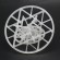 Anneau en plastique Flocon de neige, PP, 93x34x1,5 mm, 1 m3