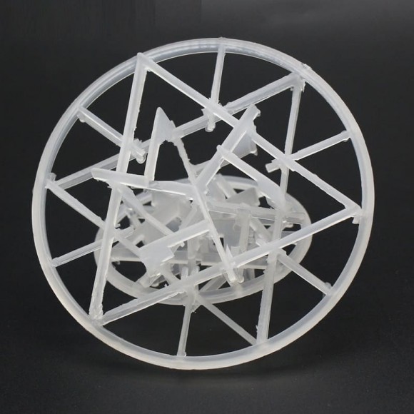 Snowflake plastic ring, PP, 93х34х1,5 mm, 1 m3 Snowflake plastic ring, PP, 93х34х1,5 mm, 1 m3