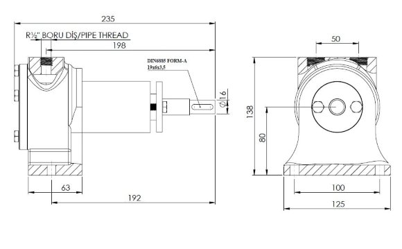 Шестеренчатий насос для рослинної олії Kupar KIPK 1/2 дюйма, 0,06-0,9 м3/год Шестеренчатий насос для рослинної олії Kupar KIPK 1/2 дюйма, 0,06-0,9 м3/год