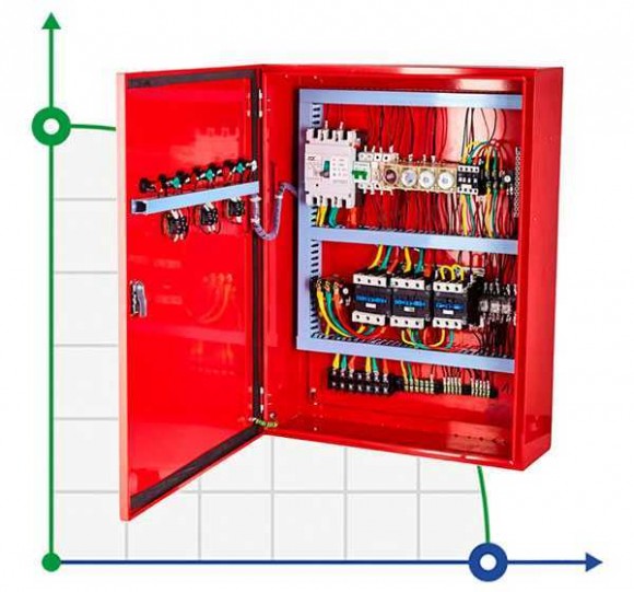 Estación de bombeo de extinción de incendios BEDJ 300/8-40-38-4 (19 l/s, 80m, 30kW) Estación de bombeo de extinción de incendios BEDJ 300/8-40-38-4 (19 l/s, 80m, 30kW)