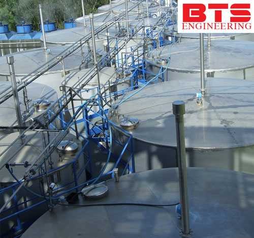 Bau einer Bioethanolanlage mit einer Kapazität von 1000 Dal