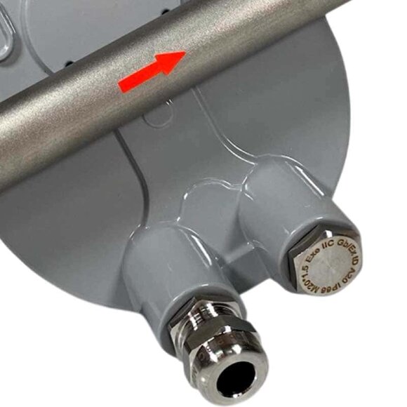 DN15 Caudalímetro de acero inoxidable rotámetro KLZZ PN40 (alcohol 96%), 42...420 l/h, 4-20mA, Ex DN15 Caudalímetro de acero inoxidable rotámetro KLZZ PN40 (alcohol 96%), 42...420 l/h, 4-20mA, Ex