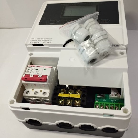 Пульт защиты управления насоса Y1-11000D, ABS пластик, 3-фазный 380В-415В, 1,1-11кВт