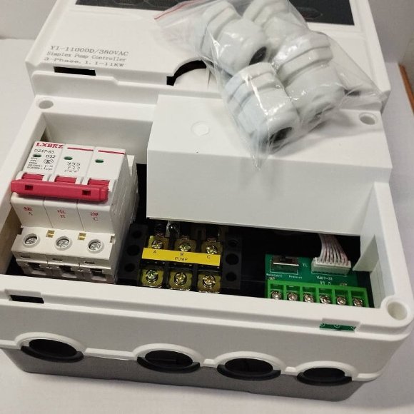 Пульт защиты управления насоса Y1-11000D, ABS пластик, 3-фазный 380В-415В, 1,1-11кВт