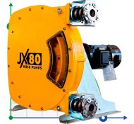 Industrial hose pump JXHIN-80-CI+SS-CSM-P, 24.5 m3/h, 11 kW, 16 bar, 380V