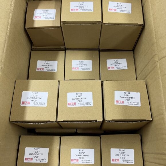 Mechanical Seal for shaft R-10T 1.1/4, SIC/SIC, PTFE, 304, V