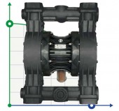 Pneumatyczna pompa membranowa BOXER 503 Plastic PVDF Pneumatyczna pompa membranowa BOXER 503 Plastic PVDF