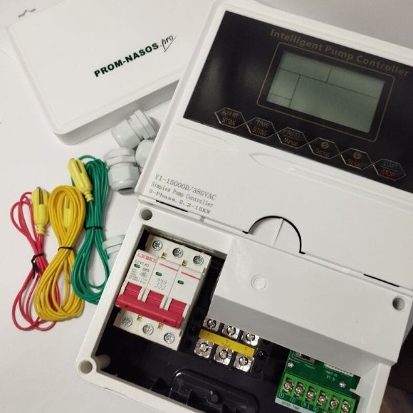 Pump Сontroller Y1-15000D, ABS plastic, 3-phase 380V-415V, 2,2-15 kW Pump Сontroller Y1-15000D, ABS plastic, 3-phase 380V-415V, 2,2-15 kW