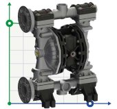 Bomba neumática PHOENIX P400 ALU SANTOPRENE+PTFE, 380 l/min Bomba neumática PHOENIX P400 ALU SANTOPRENE+PTFE, 380 l/min