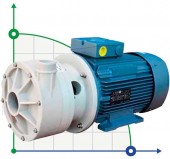 Bomba centrífuga horizontal MV 180, PP, LIP SEAL, VITON, A Bomba centrífuga horizontal MV 180, PP, LIP SEAL, VITON, A