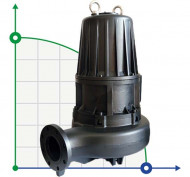 Промисловий занурювальний насос Dreno AT 150/4/340 C.290 з відкритим ріжучим робочим колесом