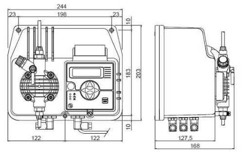 Насос-дозатор BT MA/AD 0520 230V/240V із фіксуючими клапанами EPDM