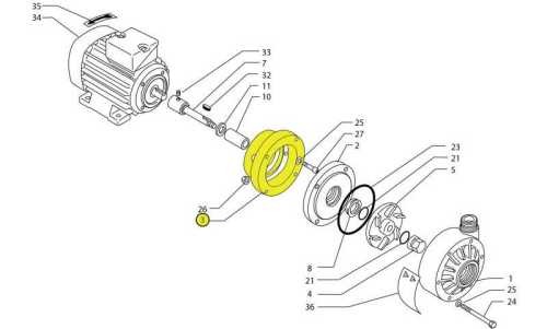 Bride de tête PP pour pompes MB 80/100