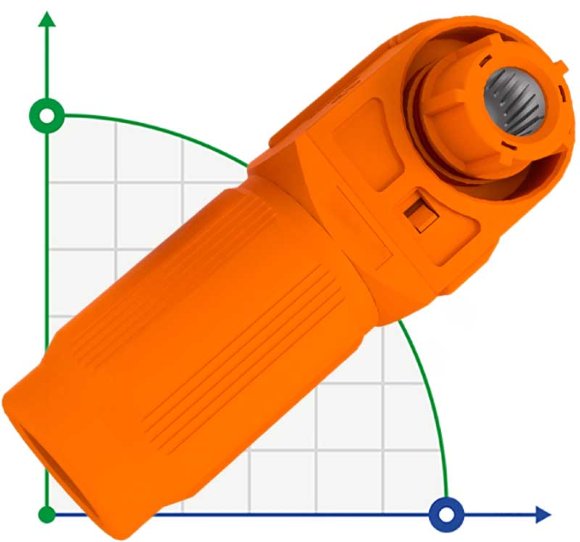 JC-CN12-WC-01, 250A, 1500V DC, złącze akumulatora 70mm², pomarańczowe