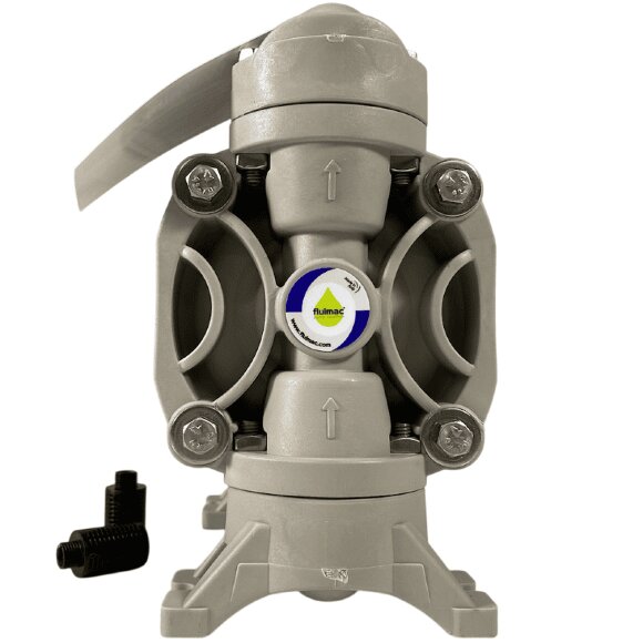 Пневматичний мембранний насос PHOENIX P35 PP HYTREL+PTFE/PTFE, 35 л/хв Пневматичний мембранний насос PHOENIX P35 PP HYTREL+PTFE/PTFE, 35 л/хв