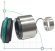 Joint d'arbre Lowara R-LW 16, B, SIC/CAR, EPDM, 304