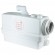Abwasserstation 0.6KW Hmax 8.5m Qmax 110L / min 3 Eingänge + Seiteneingang 90mm LEO 3.0