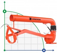 Veneroni ATN 40/540, 3,5 m, 1800 m3/h насос от ВОМ с ручным вращением для мелиорации Veneroni ATN 40/540, 3,5 m, 1800 m3/h насос от ВОМ с ручным вращением для мелиорации