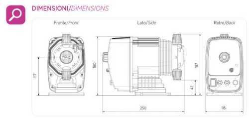 Дозирующий насос PDE HC101-2 07-04/08-02/10-00 230V PP-GL-VT Дозирующий насос PDE HC101-2 07-04/08-02/10-00 230V PP-GL-VT