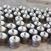 Kołpak kolumny destylacyjnej i rektyfikacyjnej DN100, stal nierdzewna Kołpak kolumny destylacyjnej i rektyfikacyjnej DN100, stal nierdzewna